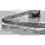 HellermannTyton 173-00800 HEGEMIP08-CUSP-C4 Geflechtschlauch Aluminium, Schwarz Polyester 8 bis 11.50mm Meterware