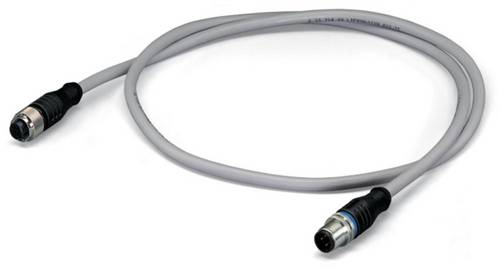 WAGO 756-3105/040-002 Sensor-/Aktor-Datensteckverbinder, konfektioniert M12 Stecker, gerade, Buchse