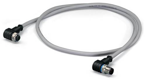 WAGO 756-3106/040-020 Sensor-/Aktor-Datensteckverbinder, konfektioniert M12 Stecker, gewinkelt, Buc