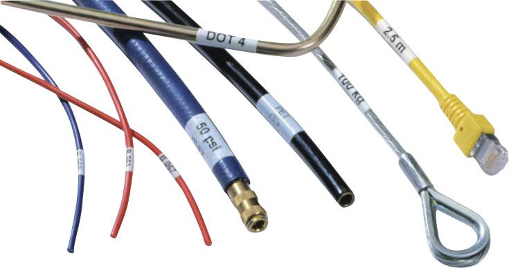 HellermannTyton 598-31402 HSMB-C3-1402-RD Kabel-Etikett Helasign 19.05 x 25.40mm Farbe Beschriftungsfeld: Rot Anzahl Etiketten: 60