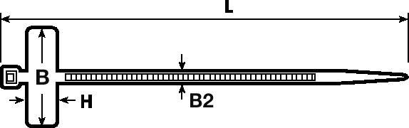 HellermannTyton 111-81821 IT18R-N66-NA-C0 Leitermarkierer Beschriftungsfläche: 25 x 8mm Natur