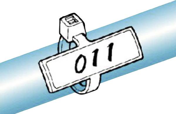 HellermannTyton 111-81821 IT18R-N66-NA-C0 Leitermarkierer Beschriftungsfläche: 25 x 8mm Natur