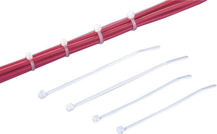 HellermannTyton 111-14819 T150R-PA66-NA-C1 Kabelbinder 365mm 7.60mm Natur 100St.