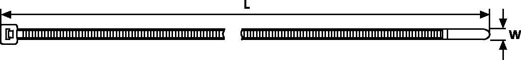 Diagramm eines zylindrischen Federstabs mit den Markierungen D und L sowie Durchmessern D und d. Darstellung der Struktur und Form.