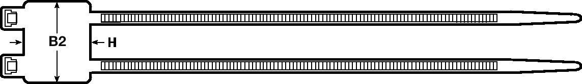 HellermannTyton 111-85219 IT50RD-PA66-NA-L1 Leitermarkierer Beschriftungsfläche: 29 x 26.3 mm Natur 1 St.