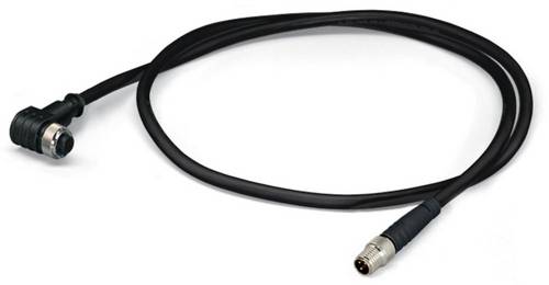 WAGO 756-5503/030-020 Sensor-/Aktor-Steckverbinder, konfektioniert M12 Stecker, gerade, Buchse, gew