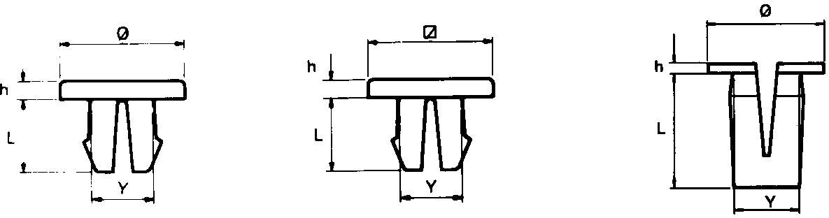 PB Fastener 317-1994-000 317-1994-000 Spreizniete Loch-Ø 7.1 mm Natur