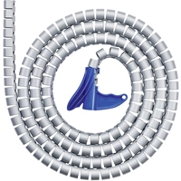 HellermannTyton 161-64206 HWPP-16MM-PP-SR-K1 Kabelschlauch 16mm (max) Silber 2m HellermannTyton 161-64206 HWPP-16MM-PP-SR-K1 Kabelschlauch 16mm (max) Silber 2m