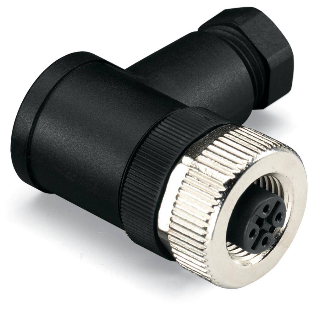 WAGO 756-9216/040-000 Sensor-/Aktor-Steckverbinder, unkonfektioniert M12 Buchse, gewinkelt Polzahl