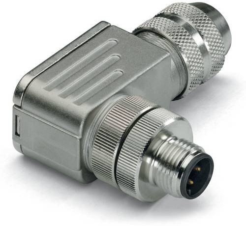 WAGO 756-9501/040-000 Sensor-/Aktor-Steckverbinder, unkonfektioniert M12 Stecker, gewinkelt Polzahl