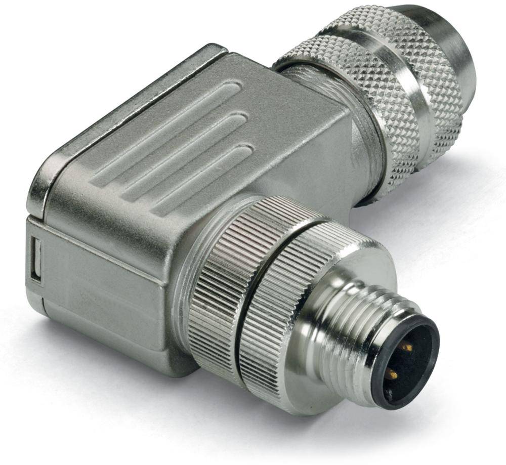 WAGO 756-9501/040-000 Sensor-/Aktor-Steckverbinder, unkonfektioniert M12 Stecker, gewinkelt Polzahl