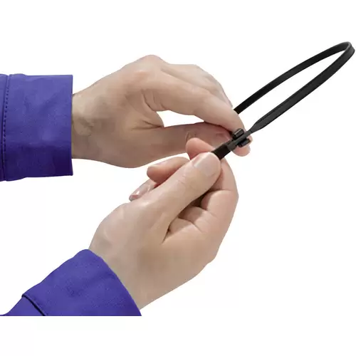 HellermannTyton 109-00149 Q18R-PA66-RD-C1 Kabelbinder 105 mm 2.60 mm Rot mit offenem Binderende 100 St. HellermannTyton 109-00149 Q18R-PA66-RD-C1 Kabelbinder 105 mm 2.60 mm Rot mit offenem Binderende 100 St.