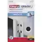 TESA On & Off 55226-00-01 Klettpunkte zum Aufkleben Haft- und Flauschteil (Ø) 16mm Schwarz 8 Paar TESA On & Off 55226-00-01 Klettpunkte zum Aufkleben Haft- und Flauschteil (Ø) 16mm Schwarz 8 Paar