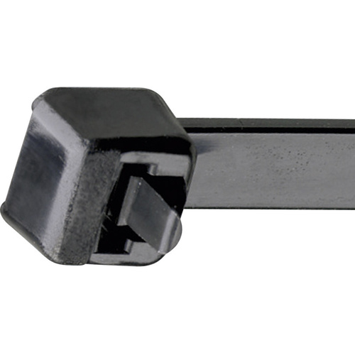 Panduit RCV370 PRT2S-C0 Kabelbinder 188mm 4.80mm Schwarz Lösbar, mit Hebelverschluss, UV-stabilisiert, Witterungsstabil