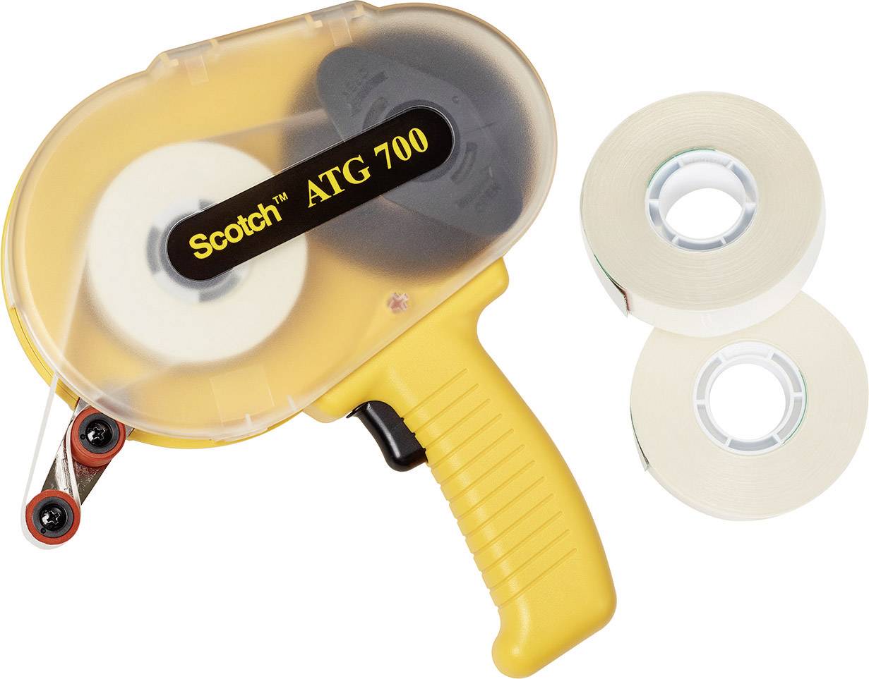 3M Packband-Abroller ATG 700 Gelb Rollenbreite (max.): 19mm Rollenlänge (max.) 55m