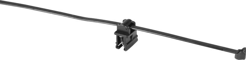 HellermannTyton 156-05904 T50ROSEC10-MC5-BK-D1 Kabelbinder 200mm 4.60mm Schwarz Kabelbündelung quer der Montage