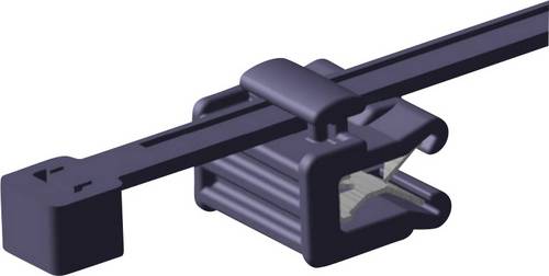 HellermannTyton 156-00011 T50ROSEC22-MC5-BK-D1 Kabelbinder 200 mm 4.60 mm Schwarz Kabelbündelung se