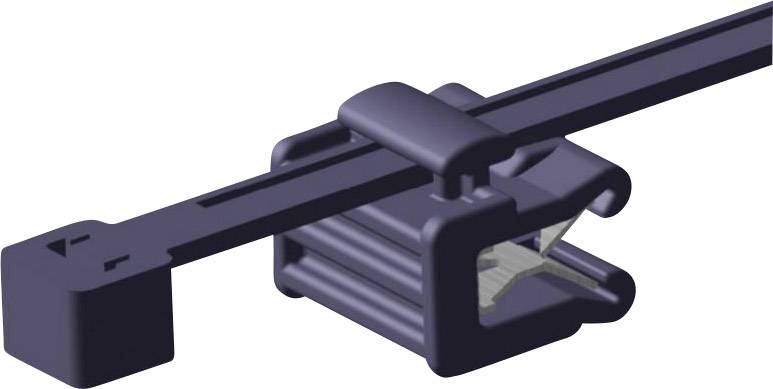 HellermannTyton 156-00011 T50ROSEC22-MC5-BK-D1 Kabelbinder 200mm 4.60mm Schwarz Kabelbündelung seitlich zur Montage