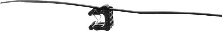 HellermannTyton 156-00006 T50ROSEC23-MC5-BK-D1 Kabelbinder 200mm 4.60mm Schwarz Kabelbündelung seitlich zur Montage
