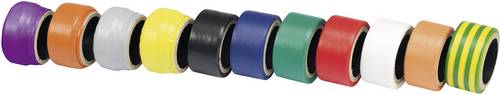 541611-11S 1564125 Isolierband-Set Lila, Orange, Grau, Gelb, Schwarz, Blau, Grün, Ro