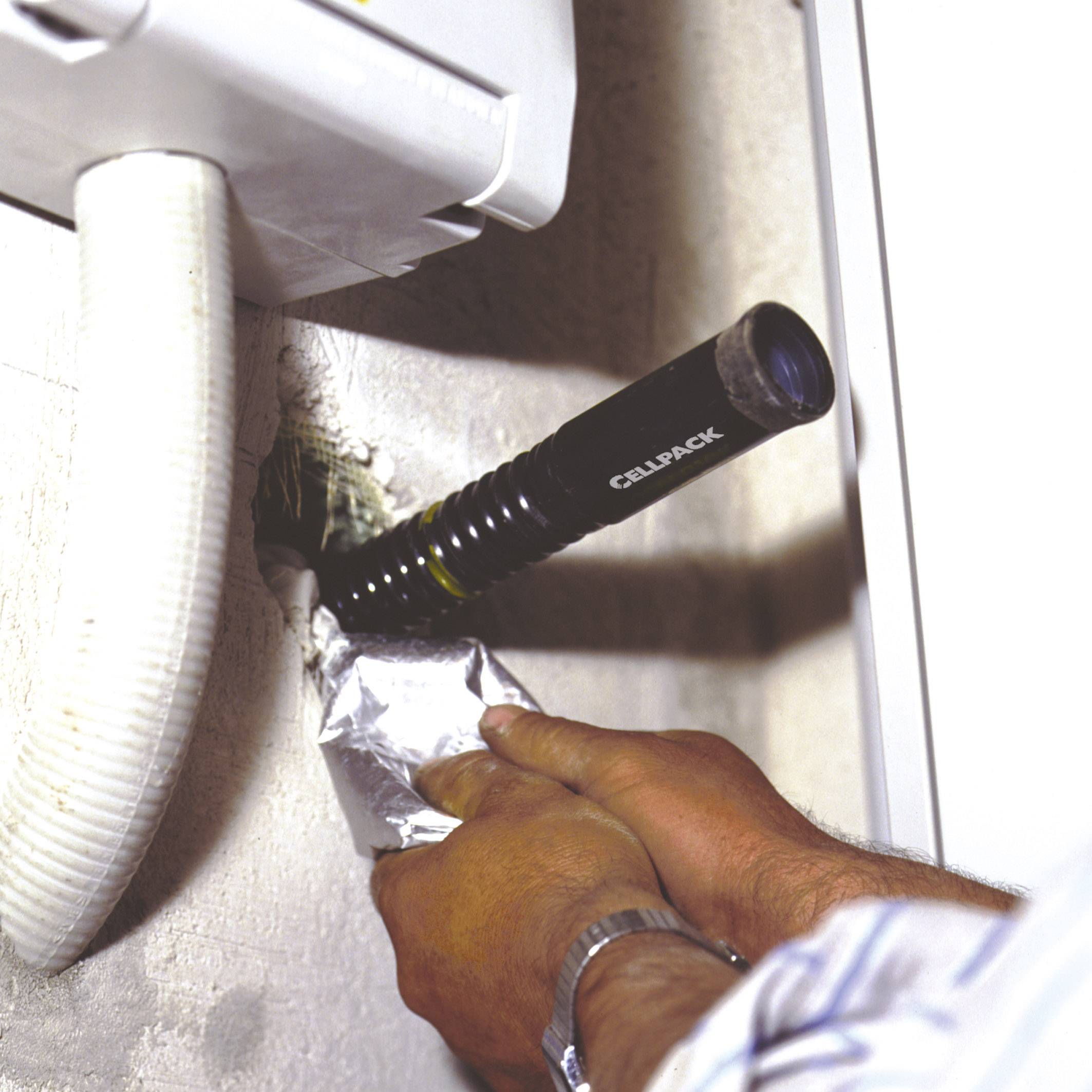 CellPack 145604 Kabelschott 800 mm Schwarz 1 St.