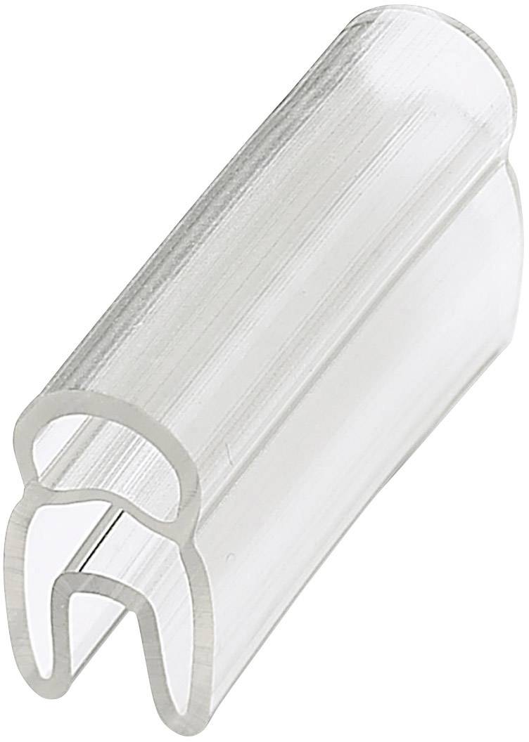 Phoenix Contact 1013818 PATG 2/10 Zeichenträger Montage-Art: einfädeln Beschriftungsfläche: 10 x 4 mm Transparent, Weiß 1000 St.