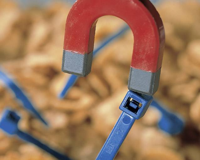 HellermannTyton 111-00937 MCTRELK2M Kabelbinder 250mm 4.60mm Blau Detektierbar