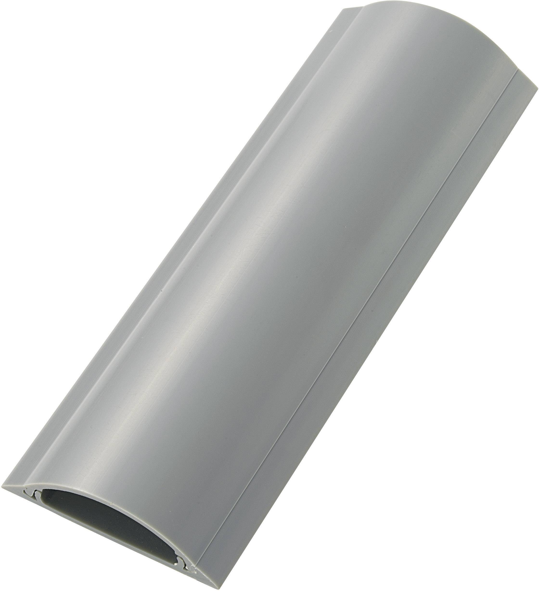 TRU Components Kabelbrücke 1593129 PVC Grau Anzahl Kanäle: 1 1000mm Inhalt: 1St.