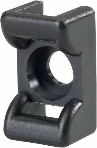 HellermannTyton KR8G5-HS-BK-C1 Befestigungssockel schraubbar 151-24850 hitzestabilisiert Schwarz 1