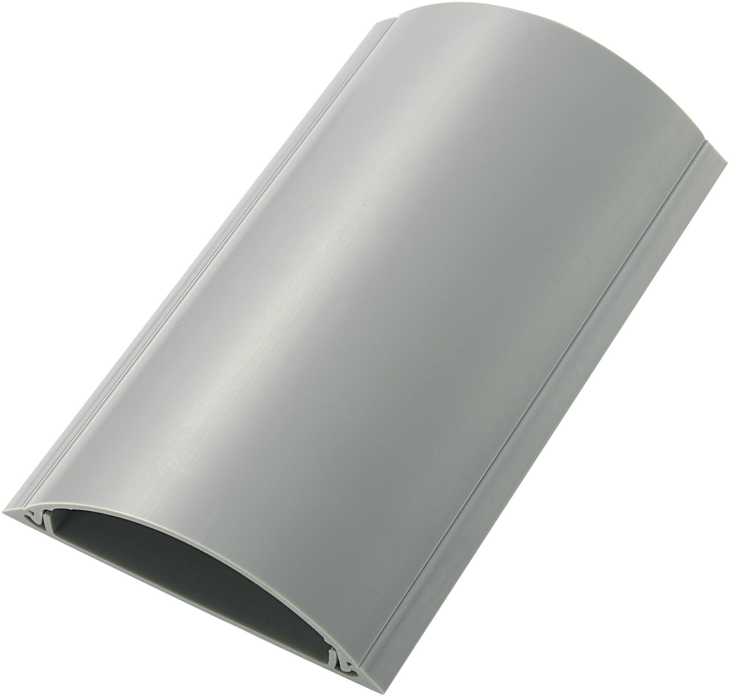 TRU Components Kabelbrücke 1592925 PVC Grau Anzahl Kanäle: 1 1000mm Inhalt: 1St.