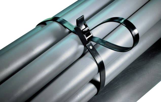 HellermannTyton 115-00030 SPEEDYTIE-HIRS-BK-V1 Kabelbinder 750 mm 13 mm Schwarz Lösbar, mit Rückschlauföse, mit Schnellverschluss 5 St.