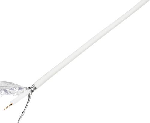 TRU Components 1567363 Koaxialkabel Außen-Durchmesser: 6.60mm RG6 /U 75Ω 120 dB Weiß 50m