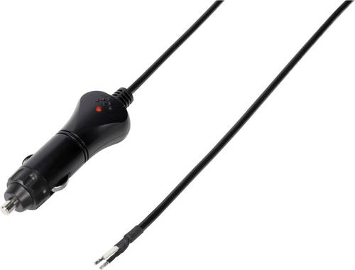 TRU Components Kfz-Stecker inkl. Kabel Belastbarkeit Strom max.=5 A 12 V/DC