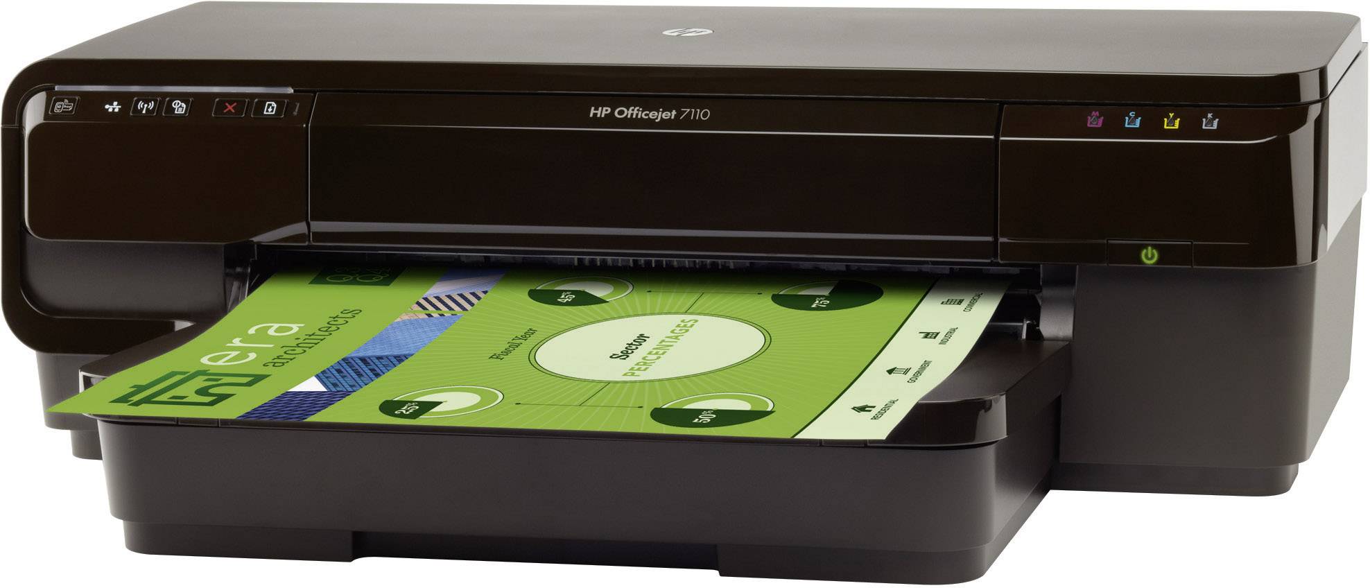 HP OfficeJet 7110 Wide Format e-Printer Drucker Tintenstrahl Farbe A3+ LAN, WLAN