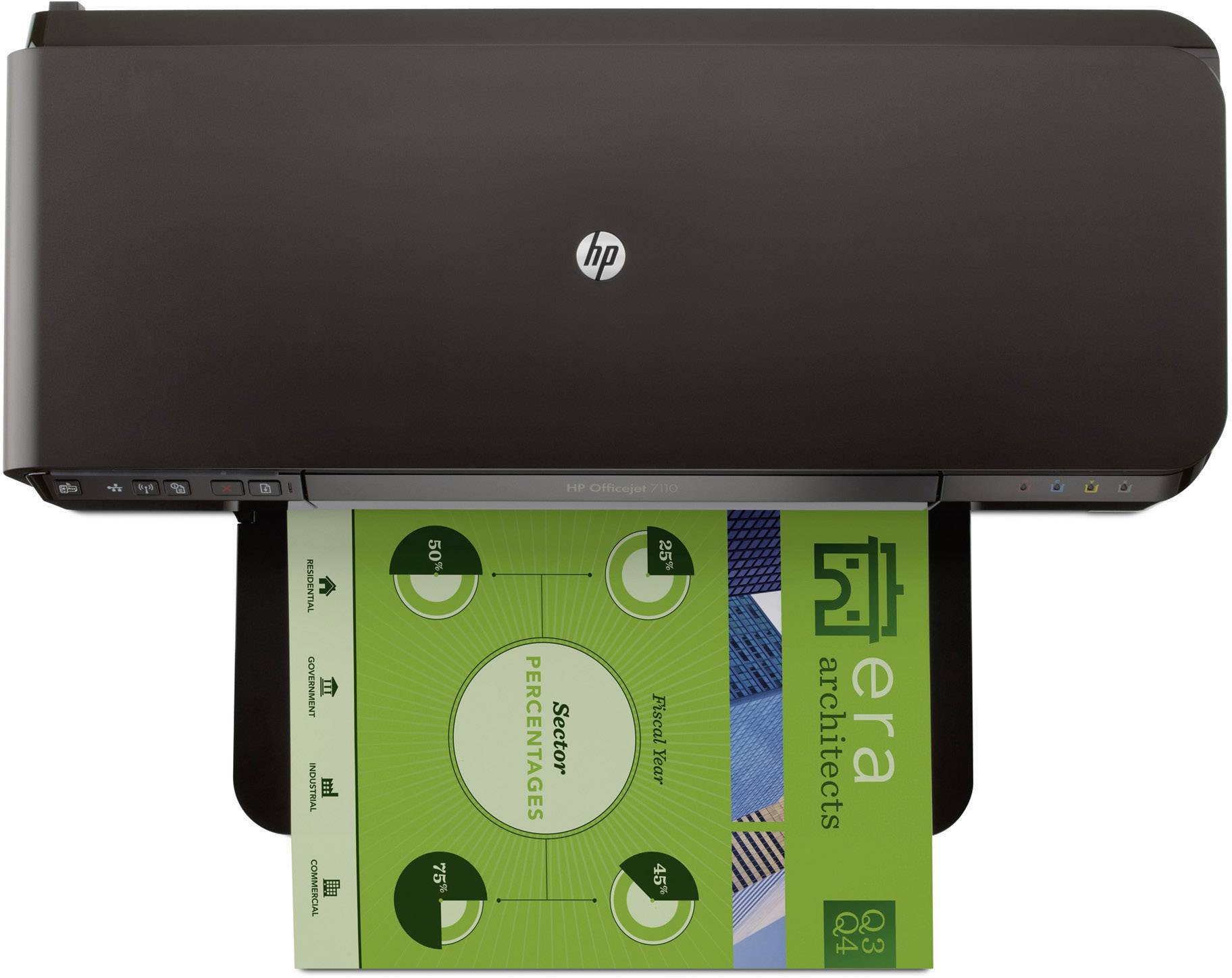 HP OfficeJet 7110 Wide Format e-Printer Drucker Tintenstrahl Farbe A3+ LAN, WLAN