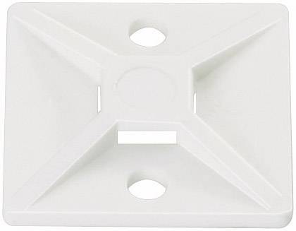 HellermannTyton MB4-N66-NA-C1 Befestigungssockel schraubbar 151-28479 4fach einfädeln, halogenfrei, UV-stabilisiert