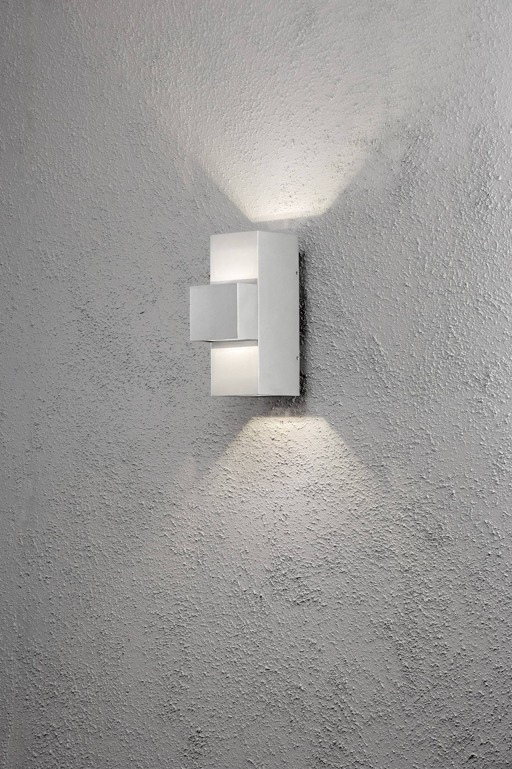 Konstsmide Imola Up & Down 7934-310 LED-Außenwandleuchte EEK: F (A - G) LED LED fest eingebaut 9W Silber-Grau