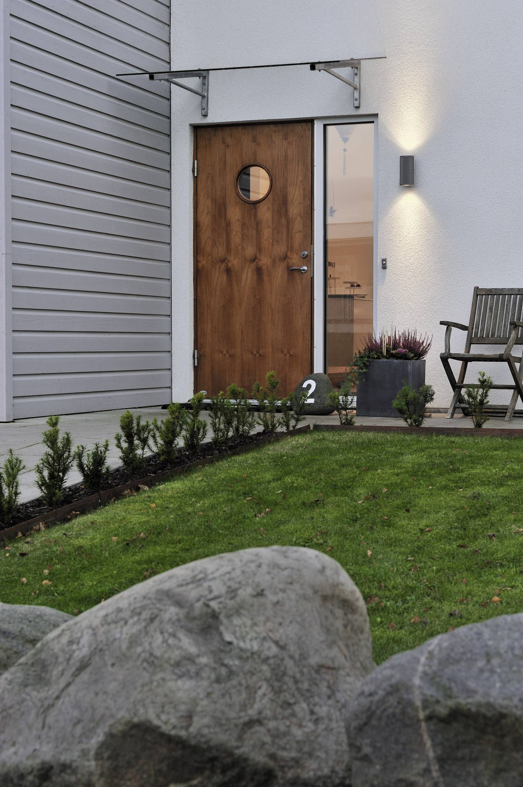 Konstsmide Siracusa 7514-300 Außenwandleuchte Halogen GU10 70 W Aluminium