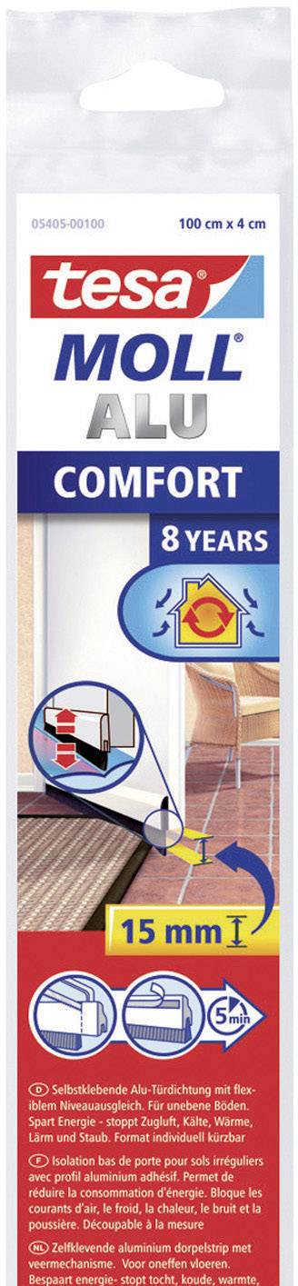 TESA COMFORT 05405-00100-00 Türdichtschiene tesamoll® Weiß (L x B) 1m x 40mm 1St.