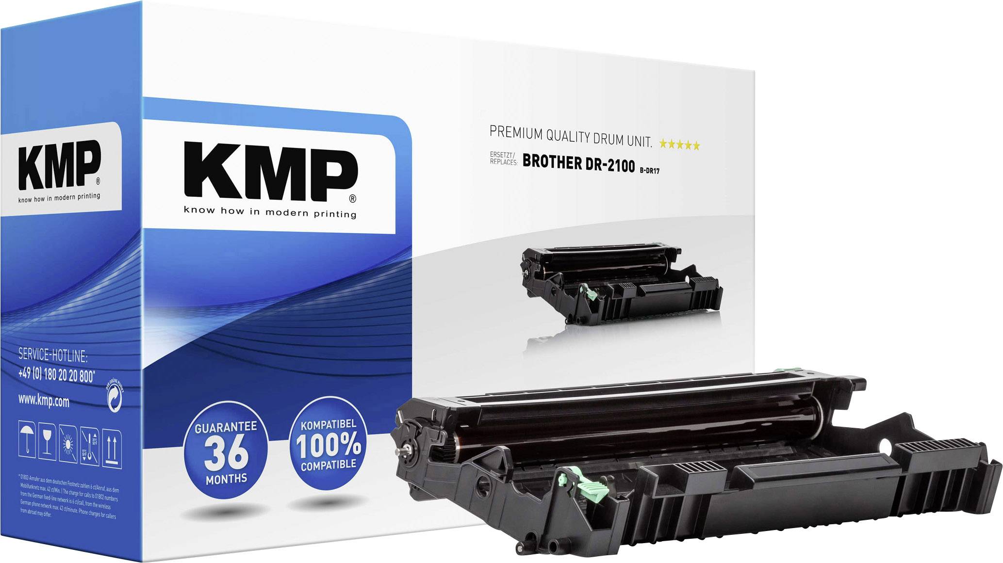 KMP B-DR17 - Kompatibel - Trommeleinheit (Alternative zu: Brother DR2100)