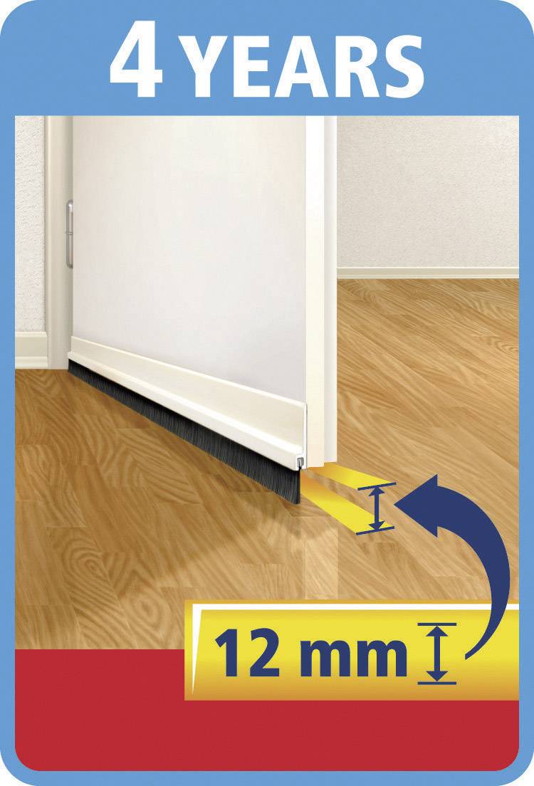 TESA STANDARD 05433-00102-00 Türdichtschiene tesamoll® Transparent (L x B) 1m x 40mm 1St.