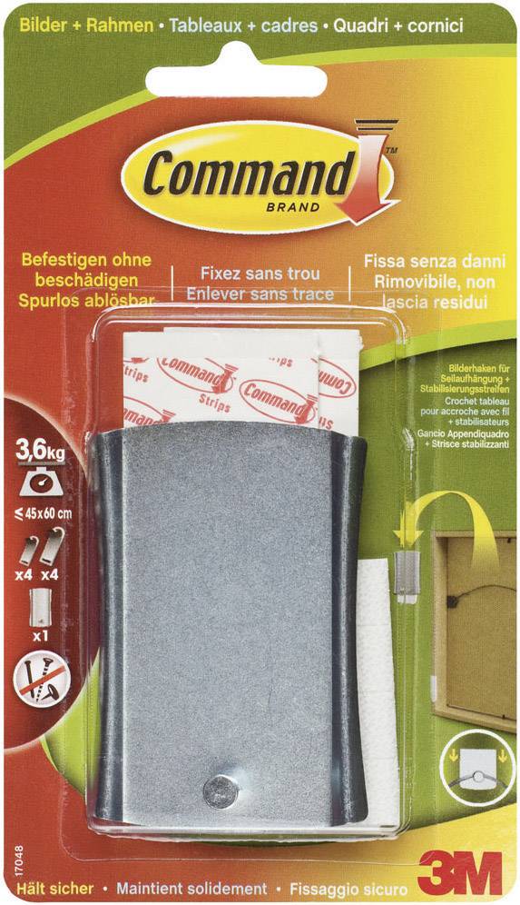 3M 17048 Command™ Bilderhaken Metall Inhalt: 1 St.