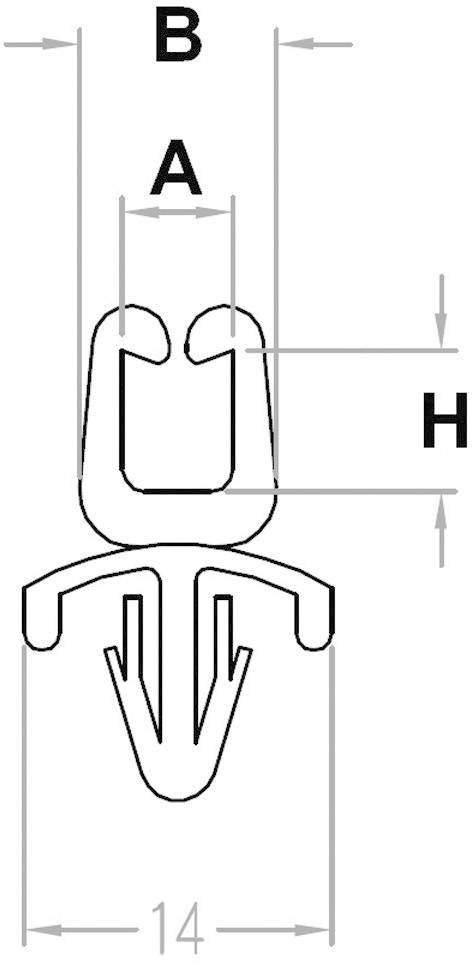 TRU COMPONENTS TC-KWS0506203 Kabelhalter 1593098 Bündel-Ø-Bereich 5 mm (max) mit Spreizanker Natur 1 St.