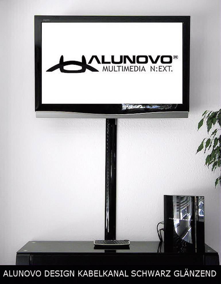 Alunovo SC90-100 Kabelkanal (L x B x H) 1000 x 80 x 20 mm 1 St. Schwarz (glänzend)