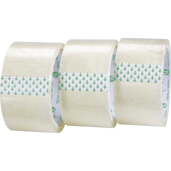 TOOLCRAFT 1563956 Verpackungsklebeband Transparent (L x B) 50m x 48mm 3St.