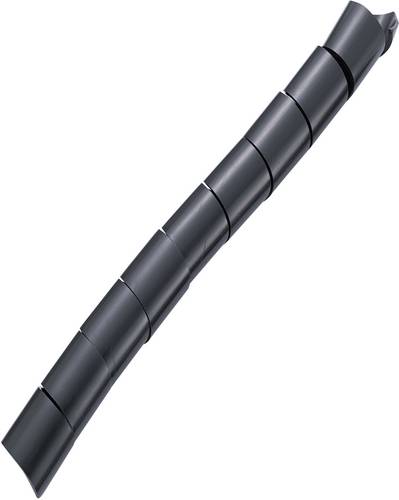 TRU Components 1593169 TC-KSPR24BK203 Spiralschlauch 20 bis 100mm Schwarz Meterware