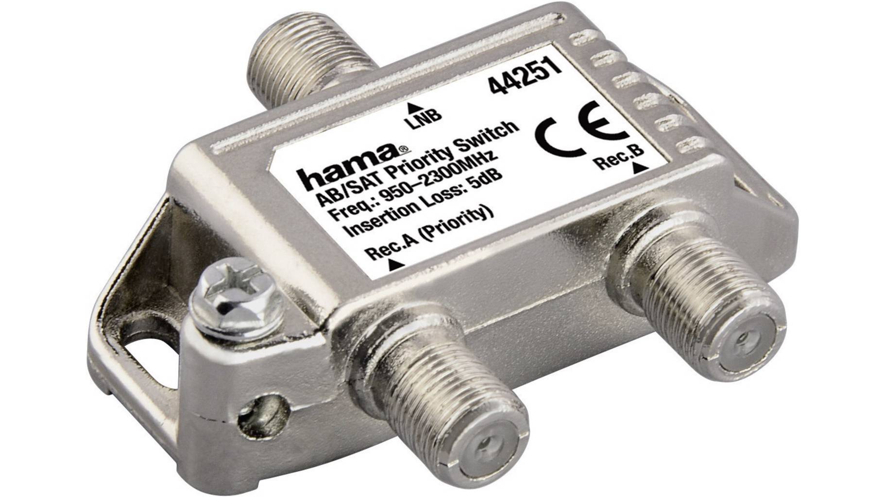 Hama Sat Verteiler 2 Fach Voll Geschirmt www.digitalo.de