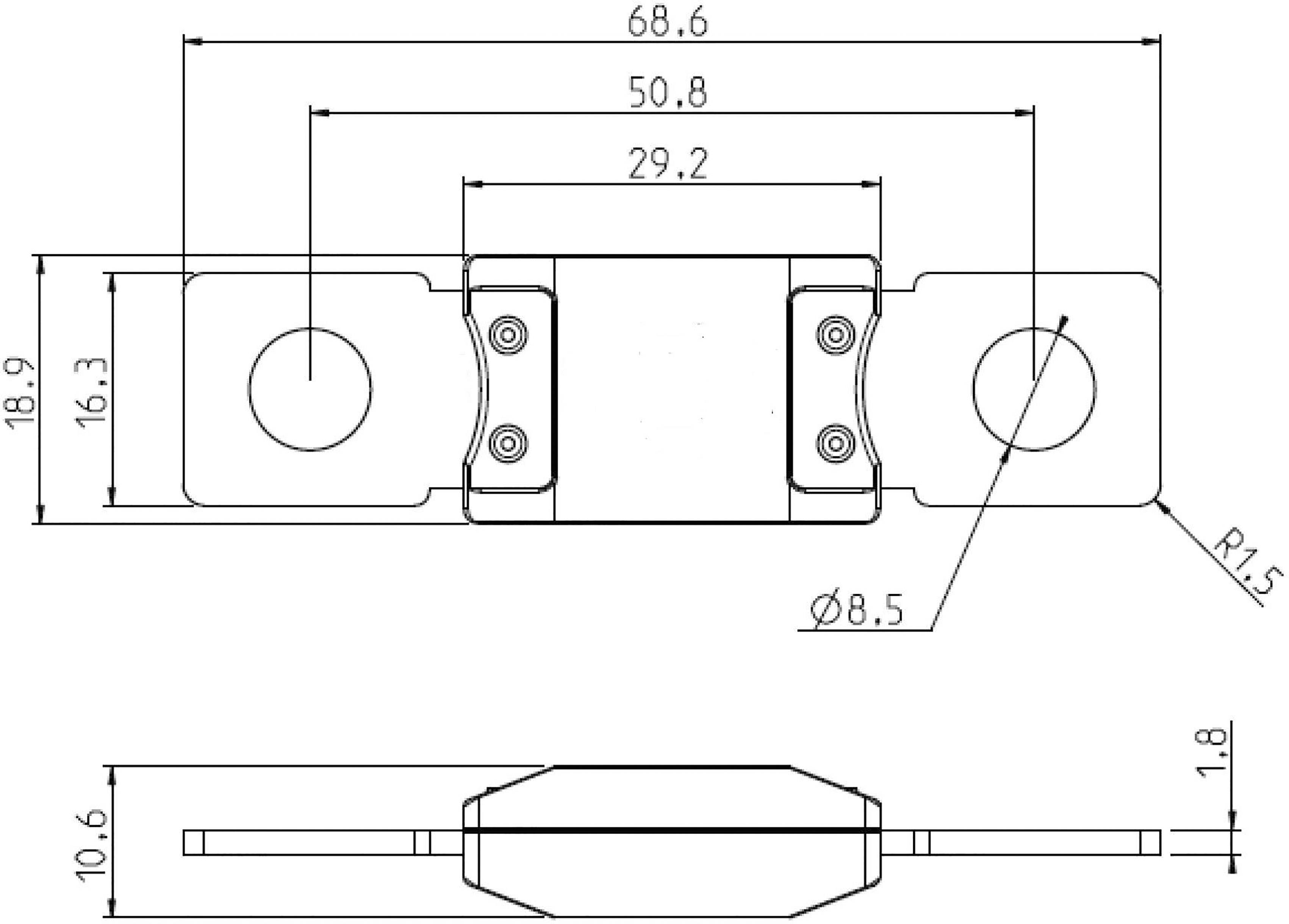 MTA Automotive 341310 341310 Hochleistungssicherung 100A 32V 1St.