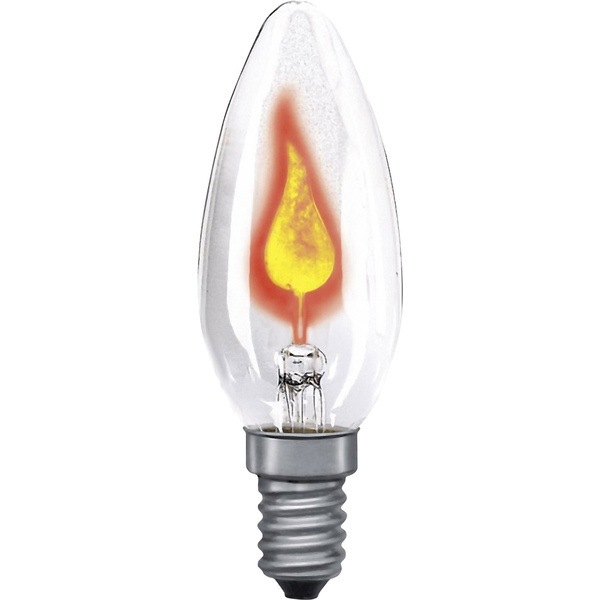 Paulmann Ampoule à incandescence 97 mm 230 V E14 3 W clair forme de flamme Contenu 1 pc(s)