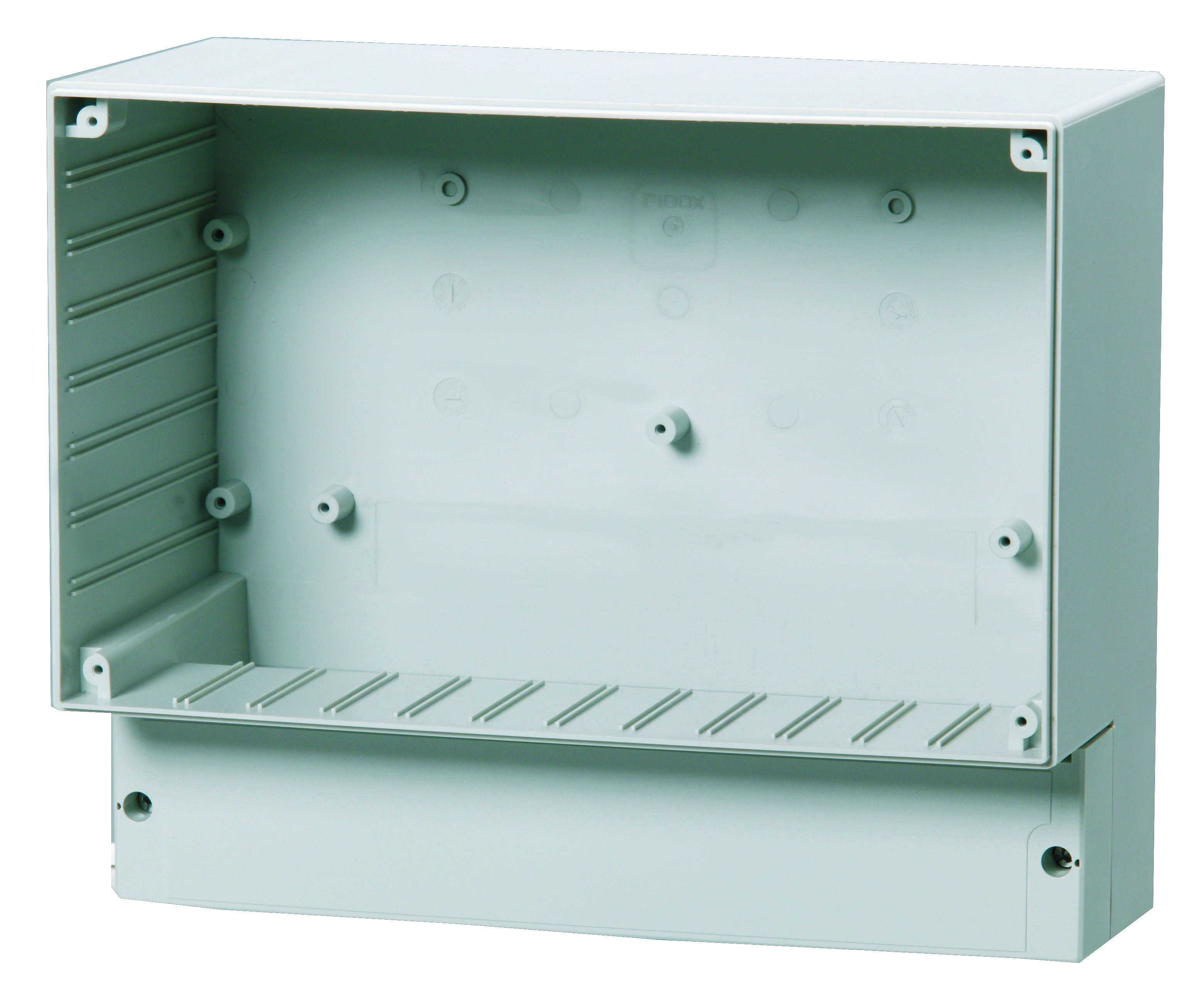Fibox PC 25/22-C3 Wand-Gehäuse 257 x 219 x 122 Polycarbonat Lichtgrau (RAL 7035) 1St.